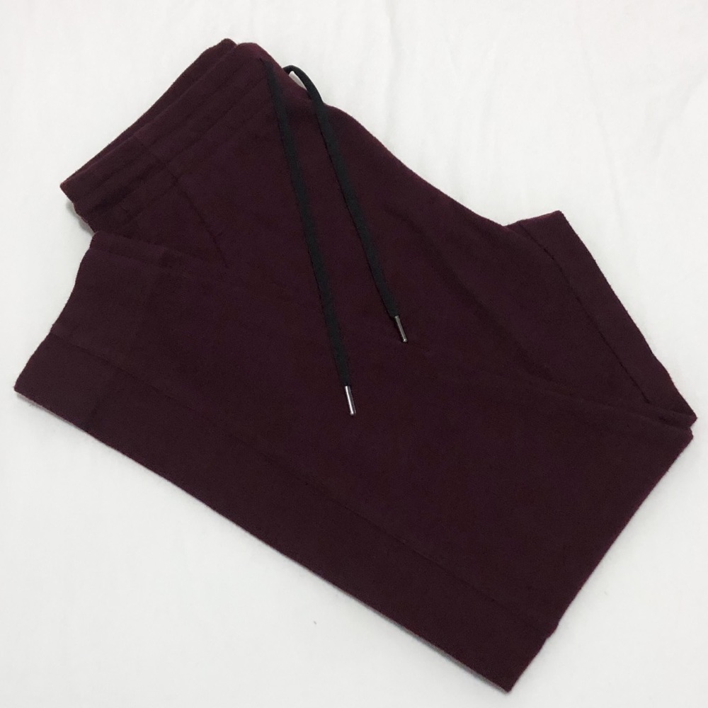 Goodfellow & Co Maroon Red Elastic Waist & Legs Joggers
